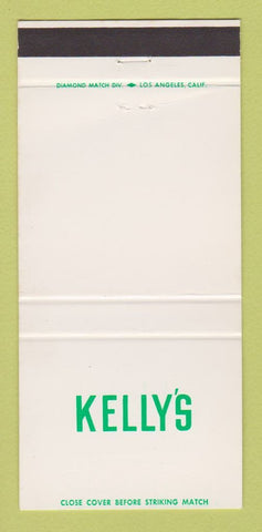 Matchbook Cover - Kelly's Restaurant Long Beach CA 30 Strike