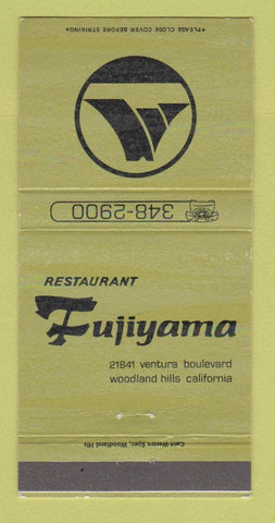 Matchbook Cover - Restaurant Jujiyama Woodland Hills CA 30 Strike