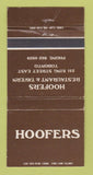 Matchbook Cover - Hoofers Restaurant Toronto ON WEAR 30 Strike
