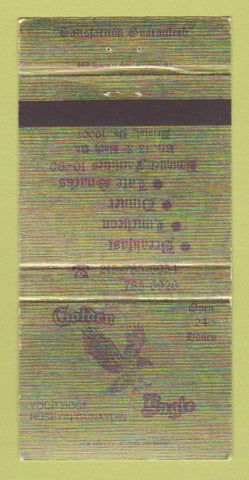 Matchbook Cover - Golden Eagle Bristol PA restaurant 30 Strike