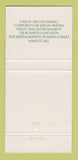 Matchbook Cover - Ristorante Gina Rosa 30 Strike