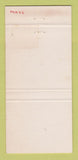 Matchbook Cover - The Harvard Club MA 30 Strike