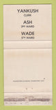 Matchbook Cover - Hunter Catsoules Election 1975 30 Strike