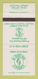 Matchbook Cover - La Trattoria Lombardi Dallas TX 30 Strike