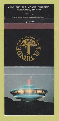 Matchbook Cover - La Ronde Restaurant Honolulu Hawaii 30 Strike