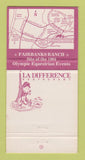 Matchbook Cover - La Difference Restaurant Rancho Sante Fe CA 30 Strike