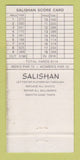 Matchbook Cover - Salishan Golf Links Gleneden Beach OR 30 Strike