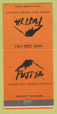 Matchbook Cover - Fujiya Japanese Restaurant San Francisco CA WEAR 30 Strike