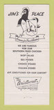 Matchbook Cover - Jim's Place New Orleans LA 30 Strike