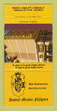 Matchbook Cover - Hostal Meson Niagara Huesca Spain SAMPLE 30 Strike