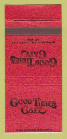 Matchbook Cover - Good Times Cafe Norwalk CT 30 Strike