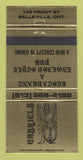 Matchbook Cover - Gabriels Restaurant Belleville ON 30 Strike