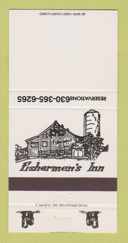 Matchbook Cover - Fishermen's Inn Elburn IL 30 Strike