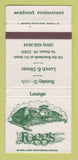 Matchbook Cover - Fogg's Restaurant Virginia Beach VA WEAR 30 Strike
