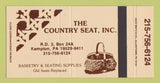 Matchbook Cover - The Country Seat Baskets Seating Kempton PA 30 Strike