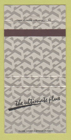 Matchbook Cover - The Ultimate Plus Furniture High Point NC 30 Strike