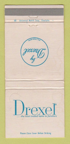 Matchbook Cover - Drexel Furniture NC WEAR 30 Strike