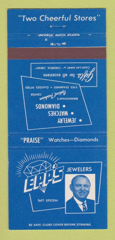 Matchbook Cover - Epp's Jewelry  30 Strike