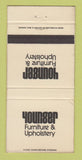 Matchbook Cover - Younger Furniture UK England London 30 Strike