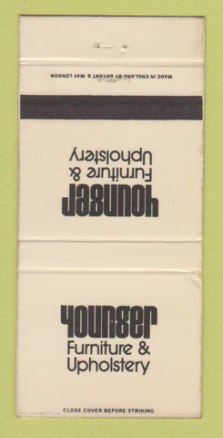 Matchbook Cover - Younger Furniture UK England London 30 Strike