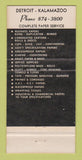 Matchbook Cover - Mid West Paper Products Detroit MI 30 Strike