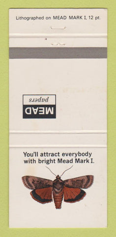 Matchbook Cover - Mead Papers  30 Strike