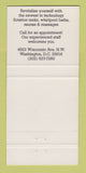 Matchbook Cover - H&H Flotation Spa Washington DC 30 Strike