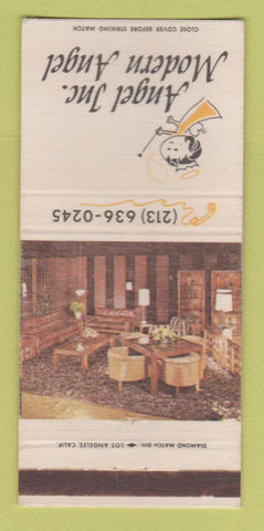 Matchbook Cover - Angel Inc Furniture Paramount CA WEAR 30 Strike