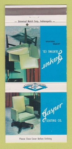 Matchbook Cover - Jasper Seating Furniture Jasper IN 30 Strike