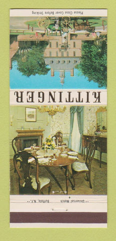 Matchbook Cover - Kittinger Furniture  30 Strike