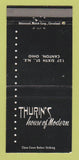 Matchbook Cover - Thurin's House of Modern Canton OH Furniture WEAR 30 Strike