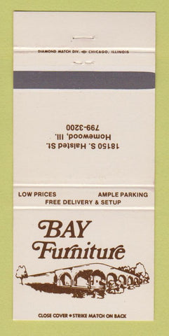 Matchbook Cover - Bay Furniture Homewood IL 30 Strike