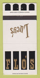 Matchbook Cover - Lucy's Flo's Chicago IL WEAR 30 Strike