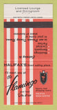 Matchbook Cover - Flamingo Restaurant Halifax NS 30 Strike