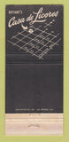 Matchbook Cover - Bryant's Casa de Licores Liquor Bakersfield CA 30 Strike