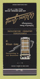 Matchbook Cover - Wilson Jump Drapes Furniture Chicago IL 30 Strike