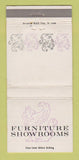 Matchbook Cover - Furniture Showroom St Louis MO WEAR 30 Strike