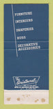 Matchbook Cover - Colonial Art Furniture Company Pittsburgh PA 30 Strike