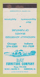 Matchbook Cover - Bay Furniture Homewood IL 30 Strike