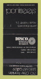 Matchbook Cover - Stereoquad Disco Stereo Quebec QC Lyster WEAR 30 Strike