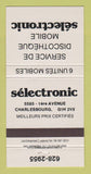 Matchbook Cover - Selectronic DJ? Charlesbourg QC #1 30 Strike