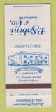 Matchbook Cover - P Sabini Furniture Appliances Stamford CT 30 Strike