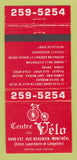 Matchbook Cover - Centre du Velo Bicycle Montreal QC 30 Strike