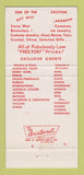 Matchbook Cover - Little Switzerland St Thomas Croix Martin VI WEAR 30 Strike