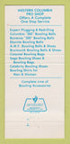 Matchbook Cover Western Columbia Pro Shop San Gabriel CA Mike Fessler 30 Strike
