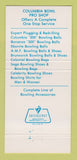 Matchbook Cover - Western Columbia Pro Shop San Gabriel CA Jim Morris 30 Strike