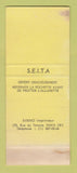 Matchbook Cover - Velox Socnag Seine France Stamp? WEAR 30 Strike