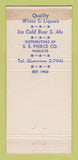 Matchbook Cover - AA Company Lowell MA Liquor WEAR 21 Strike Feature