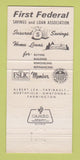Matchbook Cover - 1st Federal Savings Northfield MN 30 Strike