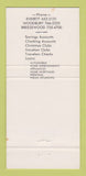 Matchbook Cover - First National Bank Everett Breezewood Woodbury PA 30 Strike